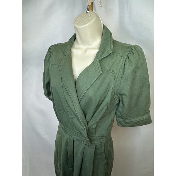 Day + Moon Utility Jumpsuit in Olive Green - Picture 3 of 16